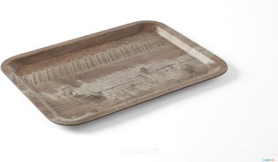 Hendi Dienblad donker eiken240x350mm melamine - 508923