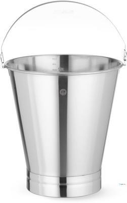 Hendi Emmer met voet rvs 10 l | 516683 1