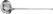 Hendi Opscheplepel rvs 165x480 mm 1,0 l Profi Line - 540701 1