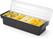 Hendi Ingredientenhouder 5 vaks zwart ABS | 552131 6