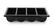 Hendi Bestekbak 4 vaks grijs GN 1/1 100 mm PP | 552308 2