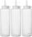 Hendi Dispenser flacon set | Transparant | 3 stuks | 557853 1