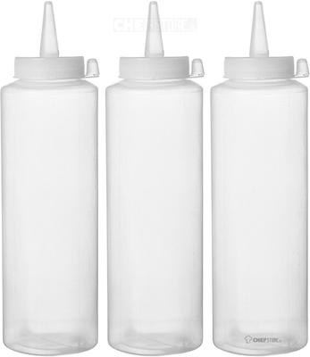Hendi Dispenser flacon sets 0,2L transparant | 3 stuks | 558058 1