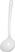 Hendi Sauslepel wit 0,14 l 300 mm PBT - 563700 1