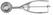 Hendi Portioneerlepel 50 mm 1/30 rvs Kitchen Line | 572511 1