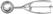 Hendi Portioneerlepel 48 mm 1/36 rvs Kitchen Line | 572610 6
