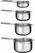 Maatbekers Set van 4 Stuks. HENDI 135x80x(H)45mm - 596494 3
