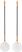 Hendi Pizza schep rond 23 cm | Aluminium | 617151 2