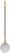 Hendi Pizza schep rond 23cm | RVS | 617182 1