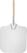 Pizzaschep Vierkant Met Korte Steel, Hendi 618035 2