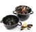 Hendi Mosselpan zwart emaille 200 mm 3 l | diameter 21cm | 625057 2