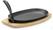 Gietijzeren Schaal met Houten Onderlegger en Greep, HENDI, Zwart, 280x140x(H)30mm - 629383 3