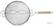 Hendi Oplegzeef, dubbelgaas | diameter 36cm | 639023 3