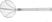 Hendi Frituurschep rvs 160x450mm met versterkte draadgreep | diameter 16cm | 640401 1