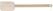 Hendi Pannenlikker 100x150x520 mm met rubber blad |658901 1