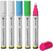 Hendi Krijtstift roze grn blw 2x wit breedte 5 mm schuine punt |664216 4