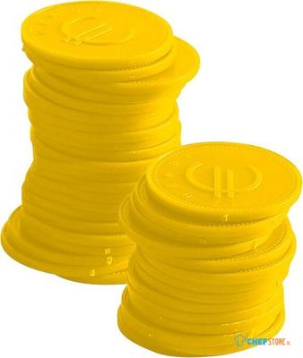 Hendi Consumptiemunten | geel | 100 stuks | 665381 1