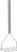 Hendi Pureestamper rvs 610 mm | 693216 1