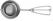 Hendi ijsbol Portioneerlepel Steckel 1/36 | 755082 4