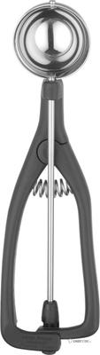 Portioneerlepel voor Linkshandigen, Stöckel, 1/30, Zwart, ⌀49x(H)mm - 755204 1