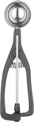 Portioneerlepel voor Linkshandigen, Stöckel, 1/40, Zwart, ⌀45x(H)mm - 755228 1