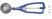 Hendi ijsbol Portioneerlepel Steckel PA greep 1/12 | 755334 4