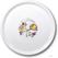 Pizzabord Speciale Grijs, Gedecoreerd, ø330mm - Hendi 774892 2