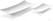 Hendi Bord rechthoek Bark 352x146x40 mm wit porselein |785553 2