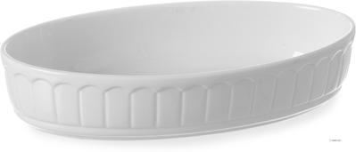 Hendi Ovenschaal ovaal Rustica 220x130x40 mm wit porselein |786321 1