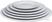 Hendi Bord plat 160x18 mm Karizma wit porselein |795101 2
