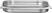 Hendi Gastronormbak 2/3 | 40 mm hoog | RVS Budget Line | 800218 1