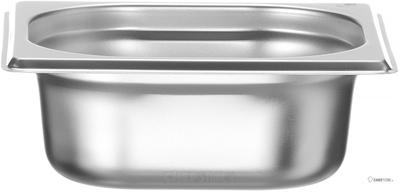 Hendi Gastronormbak 1/6 | 65 mm hoog | RVS Budget Line | 800621 1