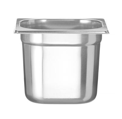 Hendi Gastronormbak 1/6 | 150 mm hoog | RVS Profi Line | 801710 1