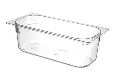 Hendi IJscontainer polycarbonaat transparant - 360x165x(H)120mm |807026 1