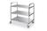 Hendi Serveerwagen 3 bladen chroomstaal 900x590x930 mm |810101 1