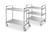 Hendi Serveerwagen 3 bladen chroomstaal 900x590x930 mm |810101 2