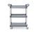 Hendi Serveerwagen 3 bladen PP 800x410x950 mm |810200 1