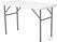 Hendi Buffettafel inklapbaar 1220x610x740 mm |810934 1