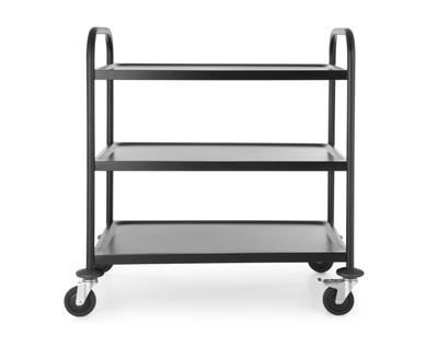 Serveerwagen Mat Zwart, Hendi 811320 1
