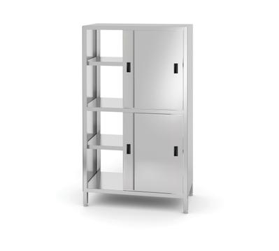 Doorgangskast Met Tussenblad En Schuifdeuren, HENDI, Kitchen Line, 800x500x(H)1800mm - HENDI 811634 1