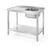 Kitchen Line, Rechterkant, 1000x600x(H)850mm - Hendi 811870 1