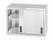 Hangkast met schuifdeuren - gelast, diepte: 400 mm, HENDI, Profi Line, 800x400x(H)600mm 1