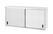 Hangkast met schuifdeuren - gelast, diepte: 400 mm, HENDI, Profi Line, 800x400x(H)600mm 2