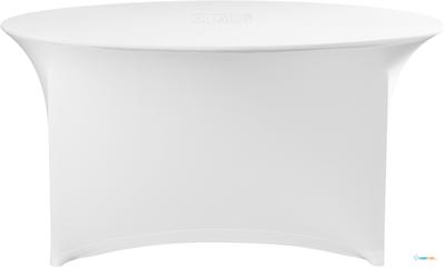 HENDI 814512 Tafelhoes, rond, , 810996, Wit, Diameter ⌀ 150 cm - Hoogte 76 cm