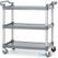 AmerBox 816271 Serveerwagen polypropyleen met 3 bladen, groot, , Inclusief zijpanelen, 1010x500x(H)960mm 7