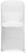 HENDI 816363 Stoelhoes, , 810965 & 910989, Wit, 540x440x(H)840mm