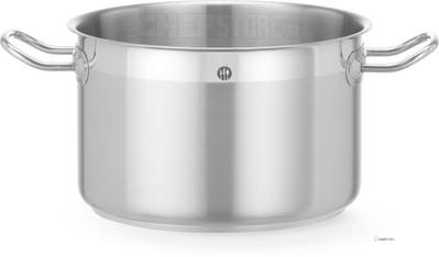 HENDI 830321 Stoofpan midden, zonder deksel , , Profi Line, 6,7 Liter, Diameter ⌀ 24 cm - Hoogte 15,6 cm