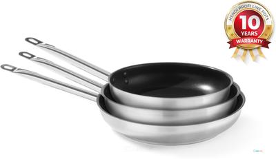HENDI 835456 Koekenpan met antiaanbaklaag - zonder deksel, , Profi Line, Diameter ⌀ 21,5 cm - Hoogte 5,2 cm