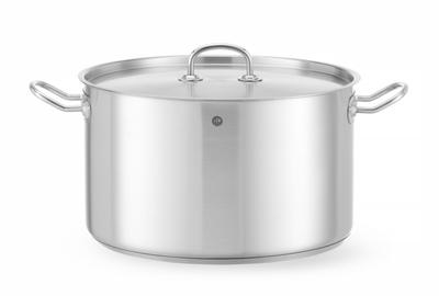 Kookpan Middel - met Deksel - HENDI - Kitchen Line - 15L - Diameter 32 cm - Hoogte 19 cm - 836507 1