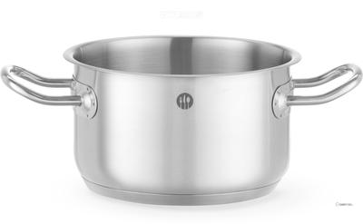 Kookpan Middel - zonder Deksel - HENDI - Kitchen Line - 1,9 Liter - Diameter 16 cm - Hoogte 9,5 cm - 837696